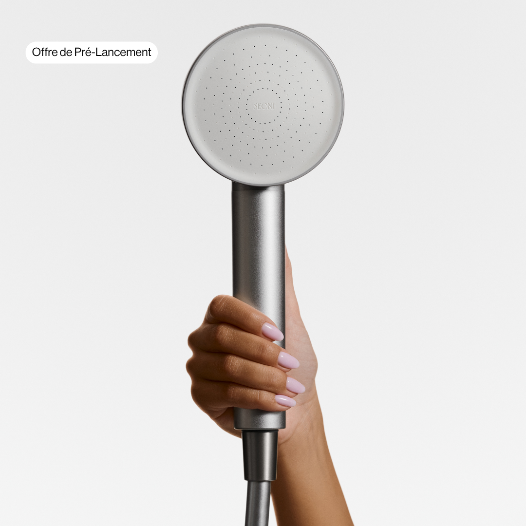 Pommeau de Douche Filtrant 2.0 (avec Brosse Massante offerte) | Pré-vente