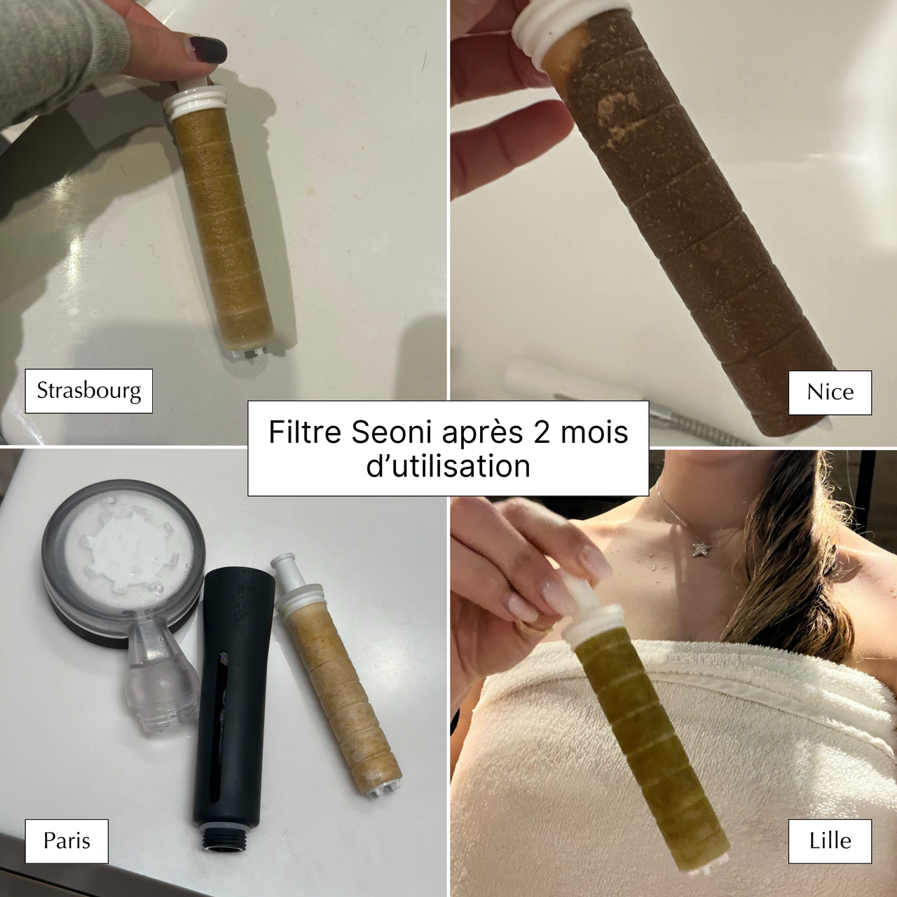 Pommeau de Douche Filtrant